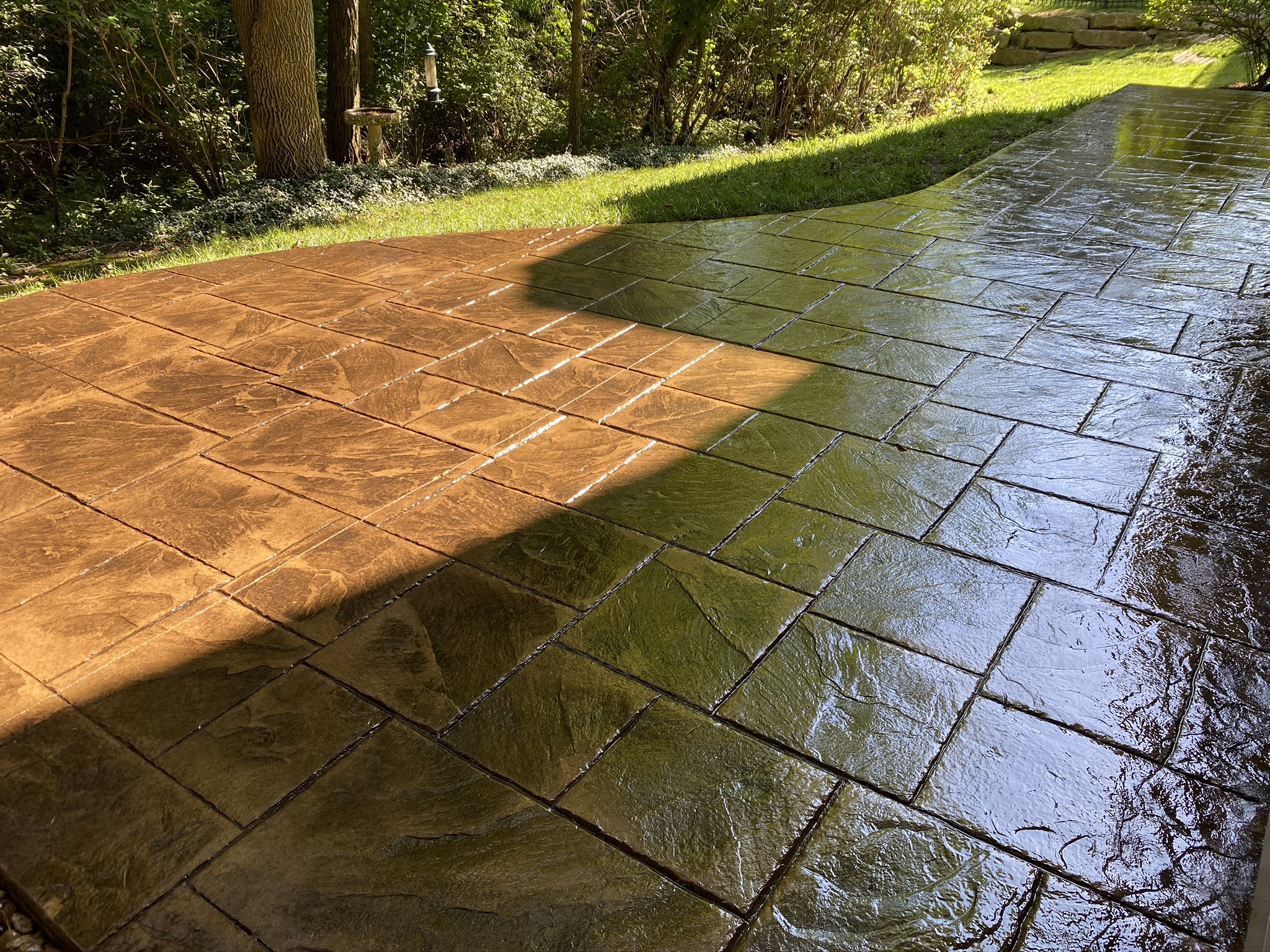 Rocksolid decorative on sale concrete coating